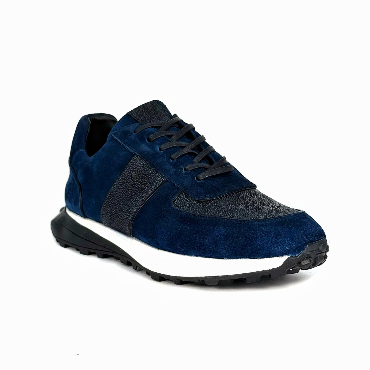 BLUE SUEDE & STINGRAY SNEAKER