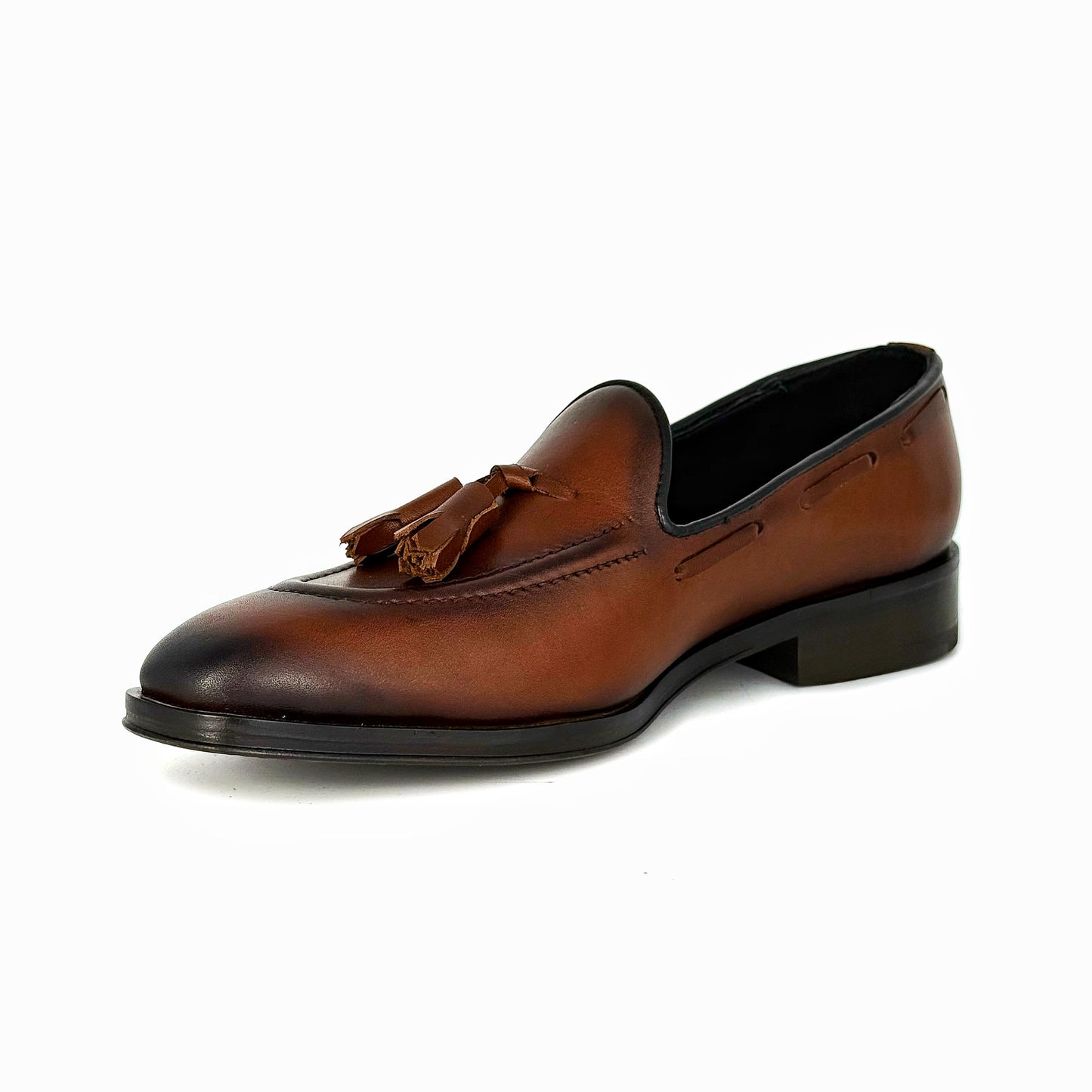 BROWN LEATHER VALERIO