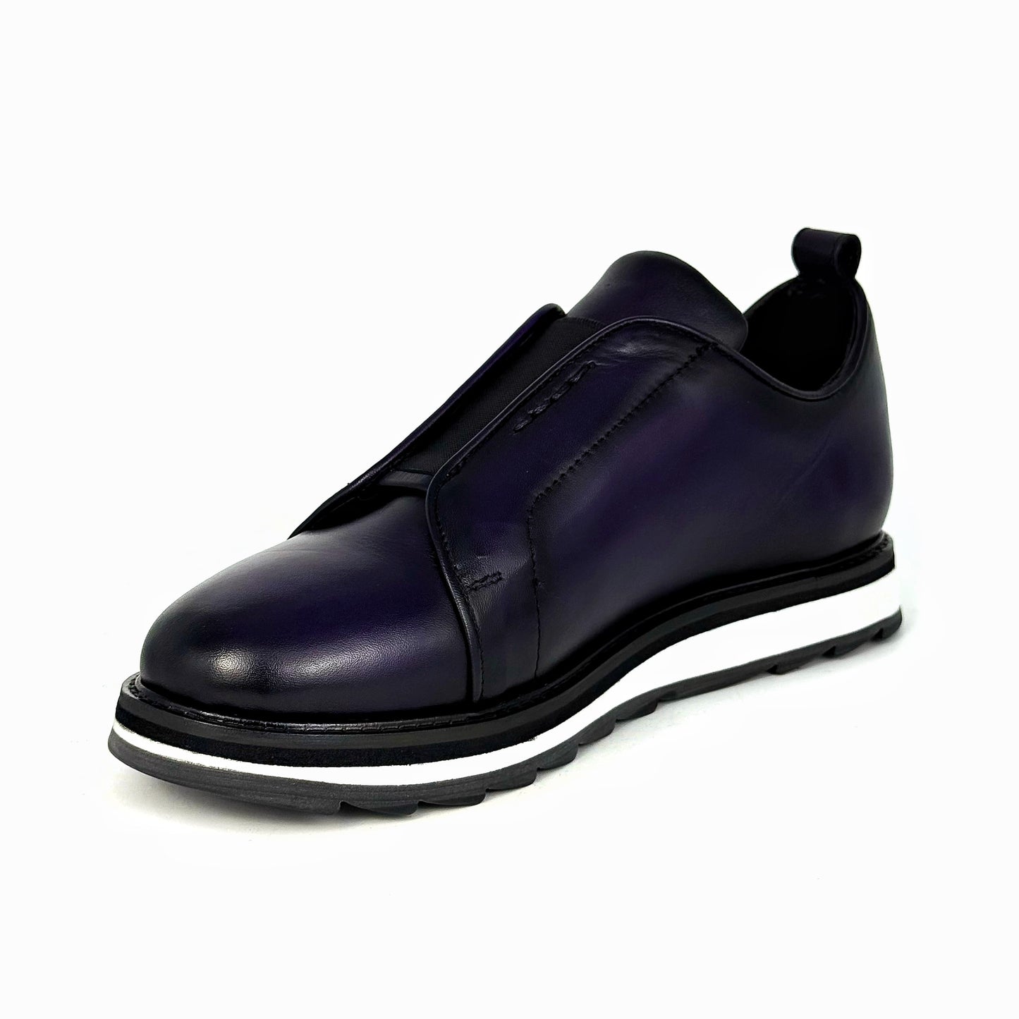PURPLE LEATHER SNEAKER