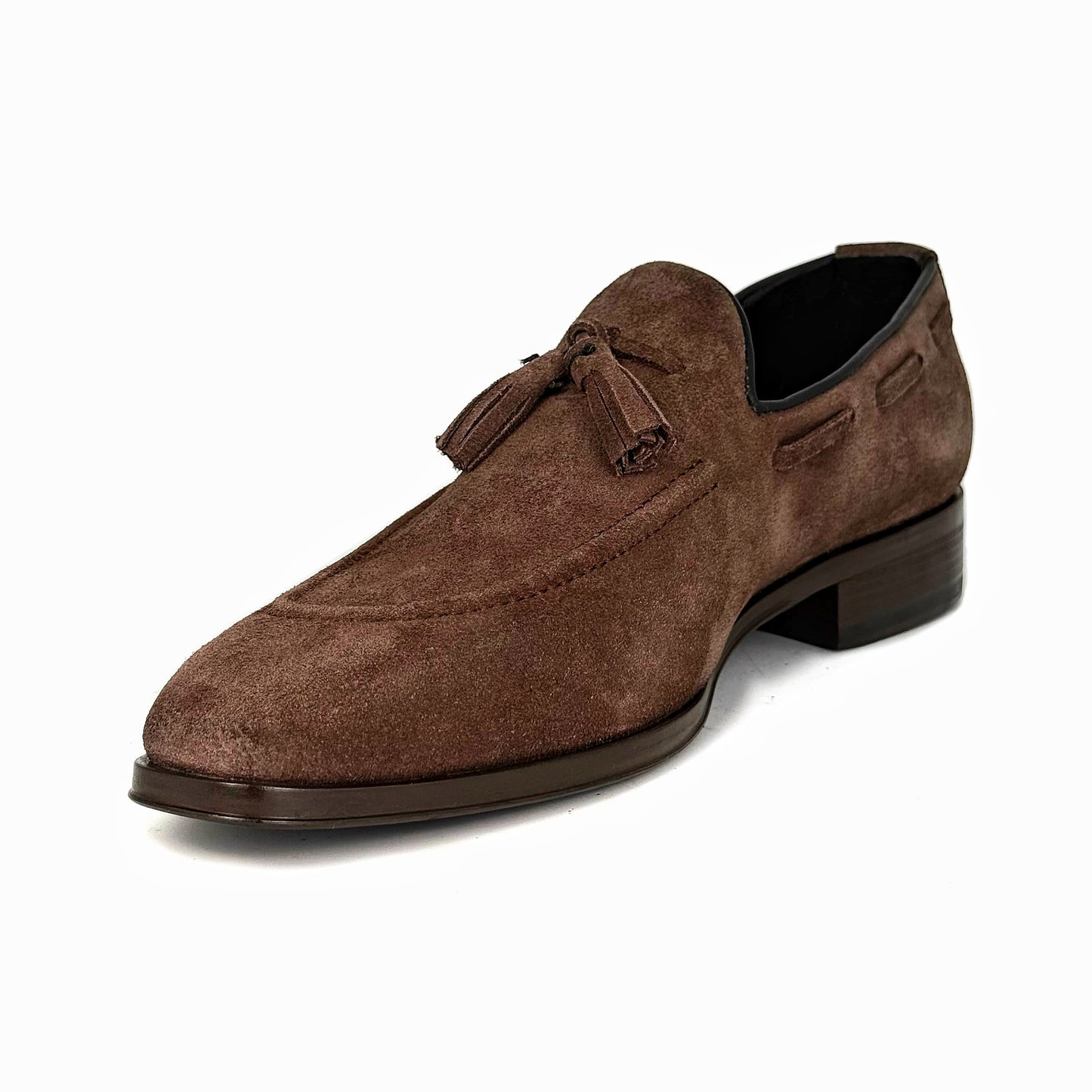 DARK BROWN SUEDE VALERIO
