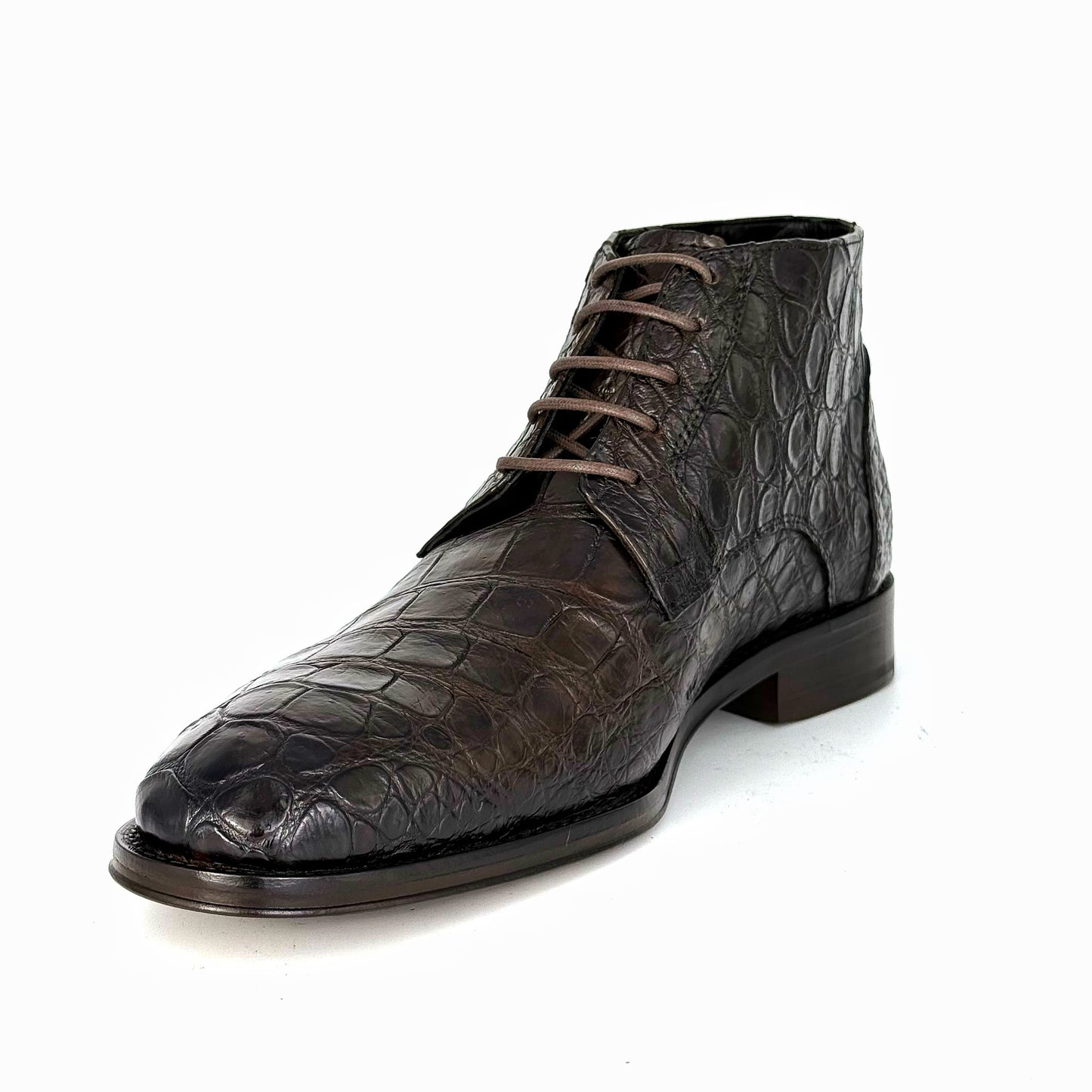 DARK BROWN CROCO LEONEL