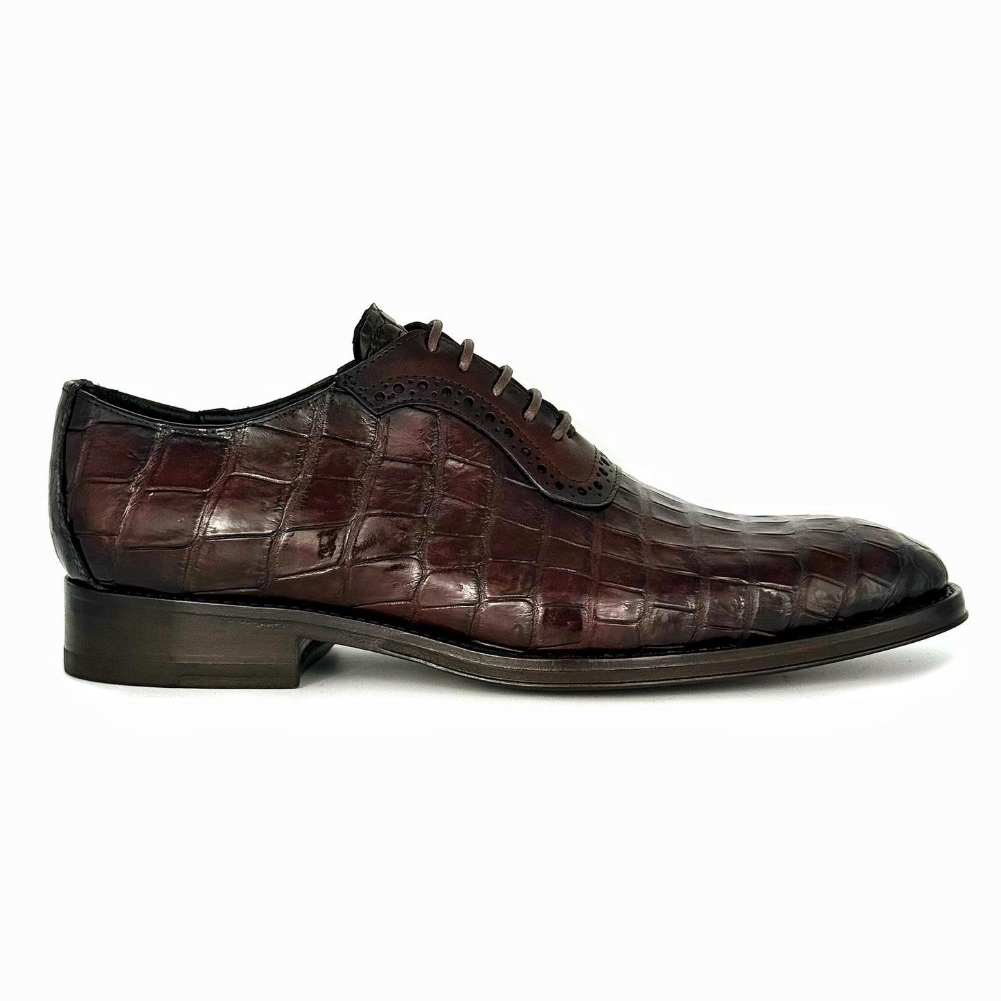 BROWN CROCO & LEATHER THOMAS