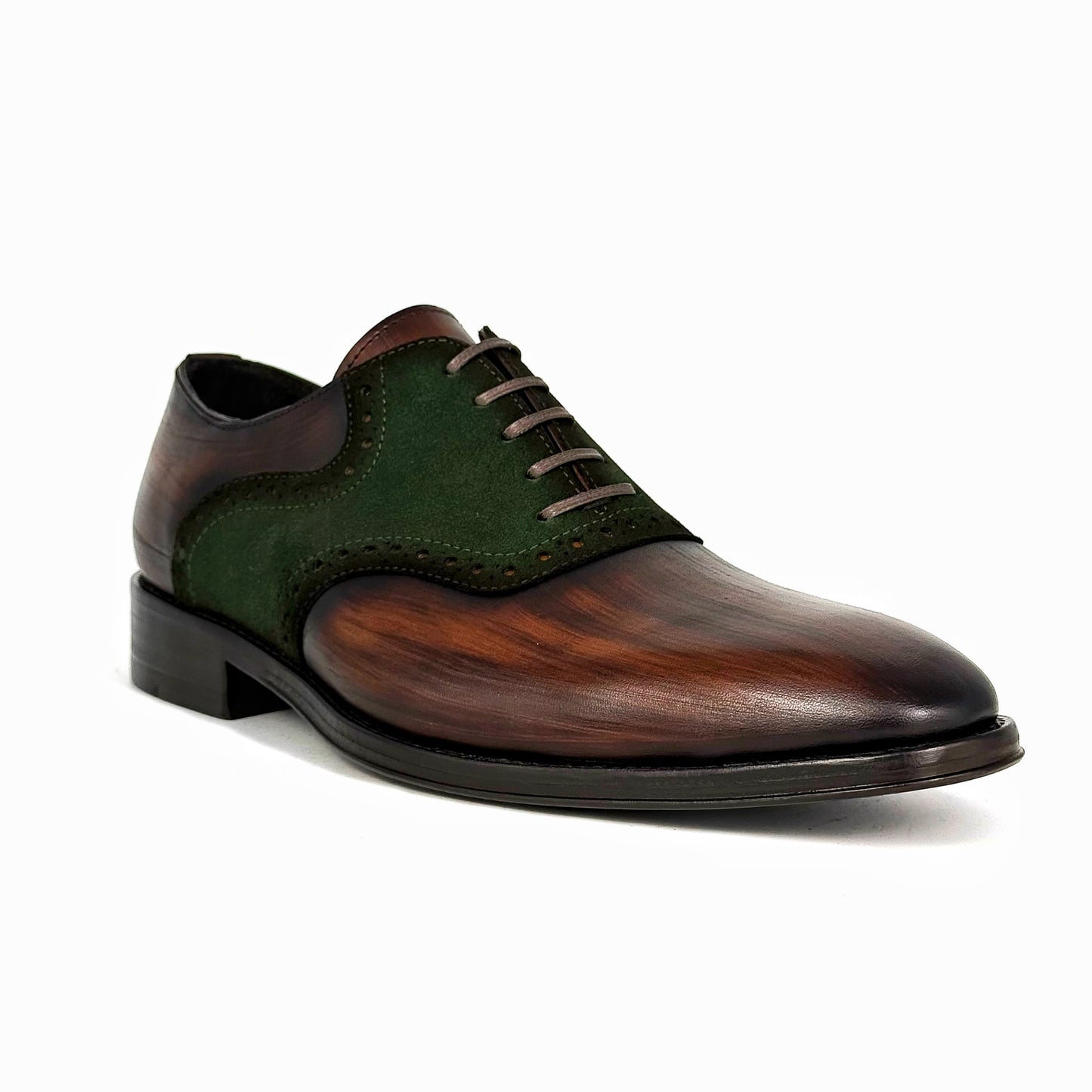 BROWN & GREEN LEATHER ROBERT