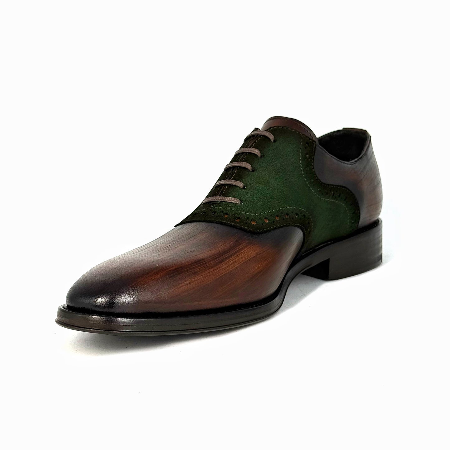 BROWN & GREEN LEATHER ROBERT