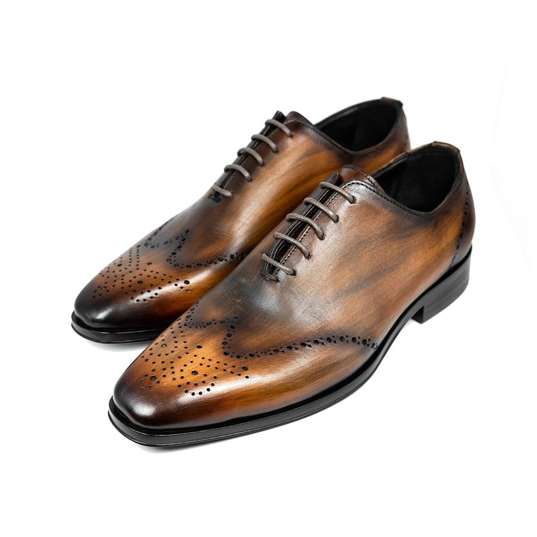 CESAR LEATHER BROWN ITALIA
