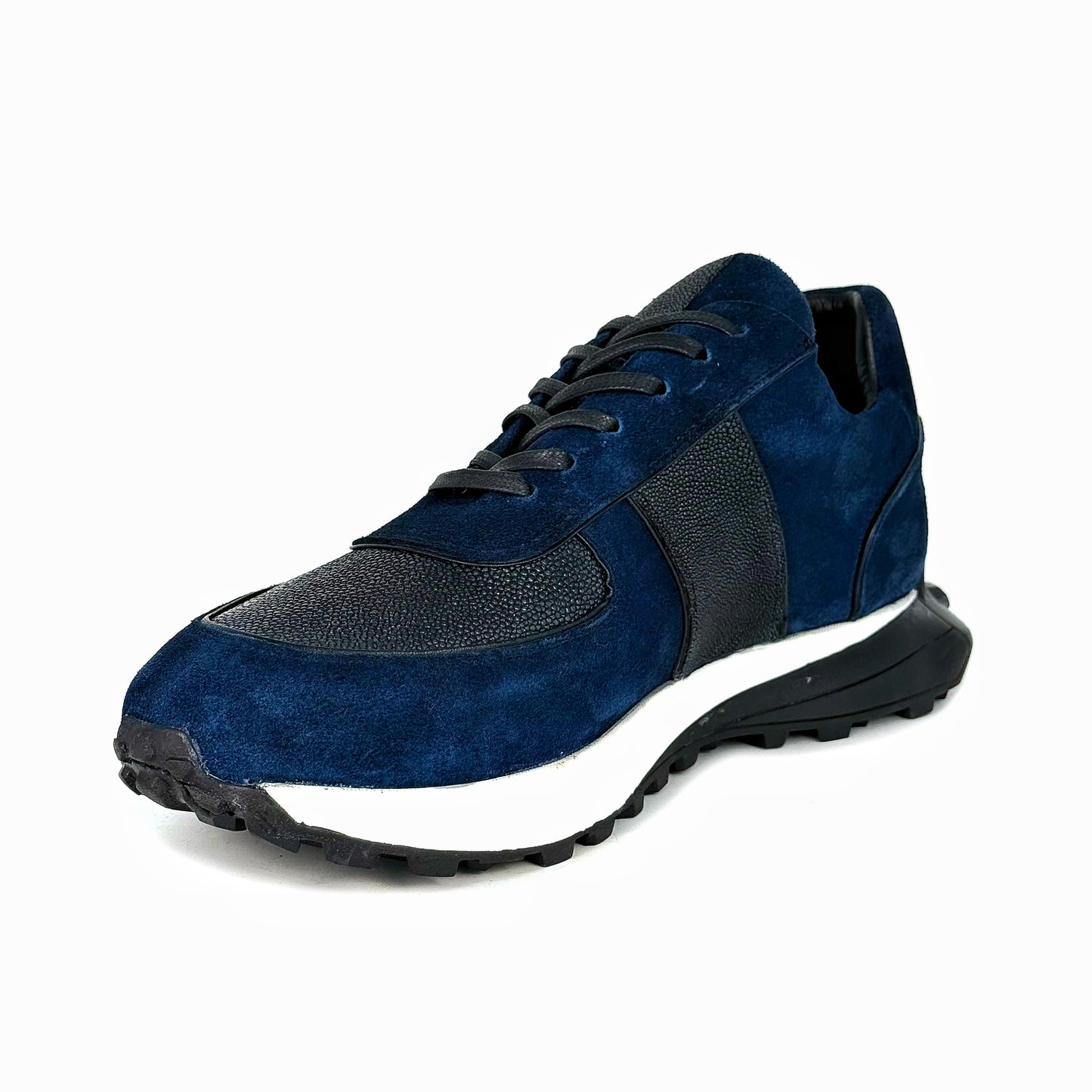 BLUE SUEDE & STINGRAY SNEAKER
