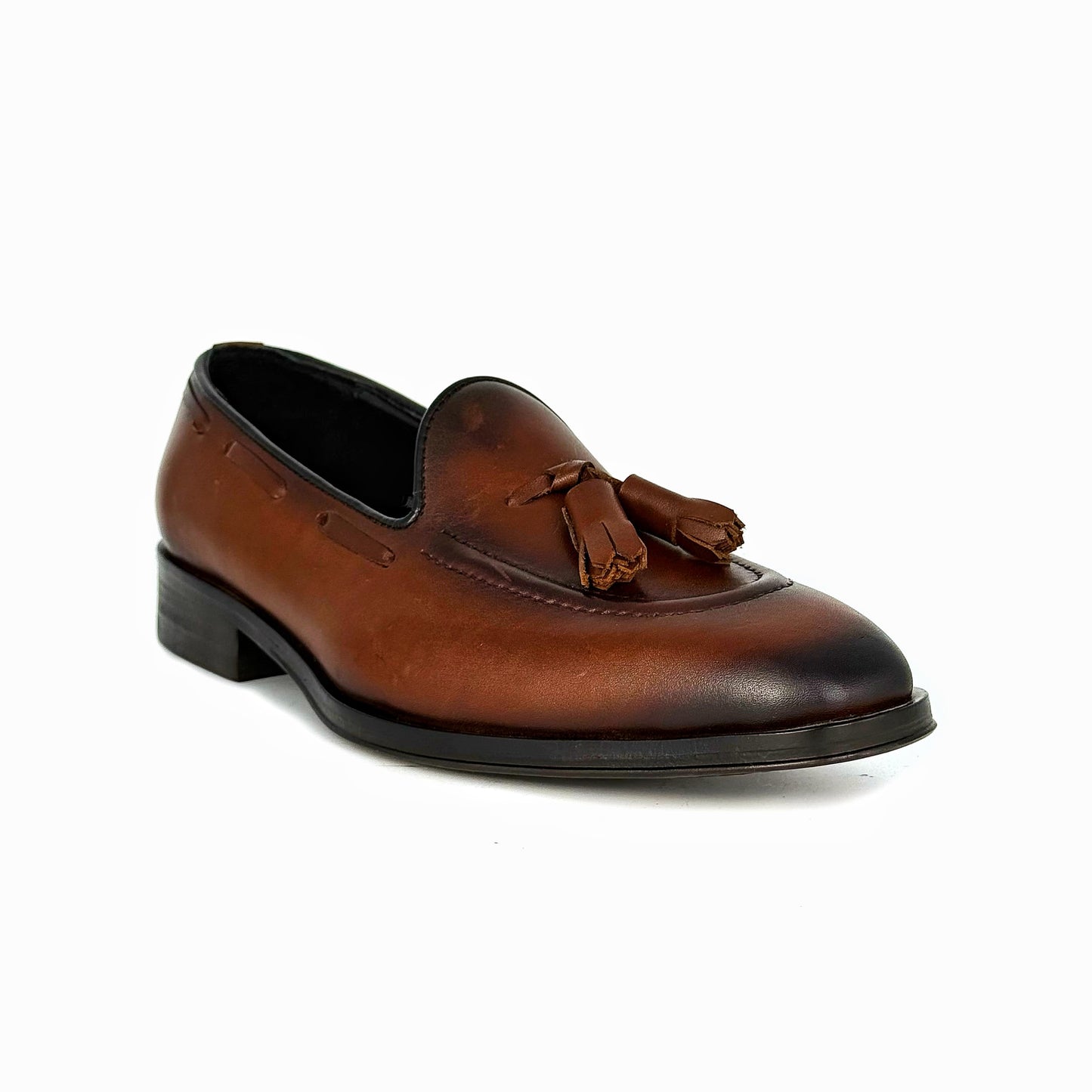 BROWN LEATHER VALERIO