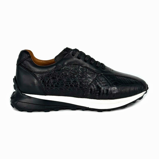 BLACK CROCO SNEAKER