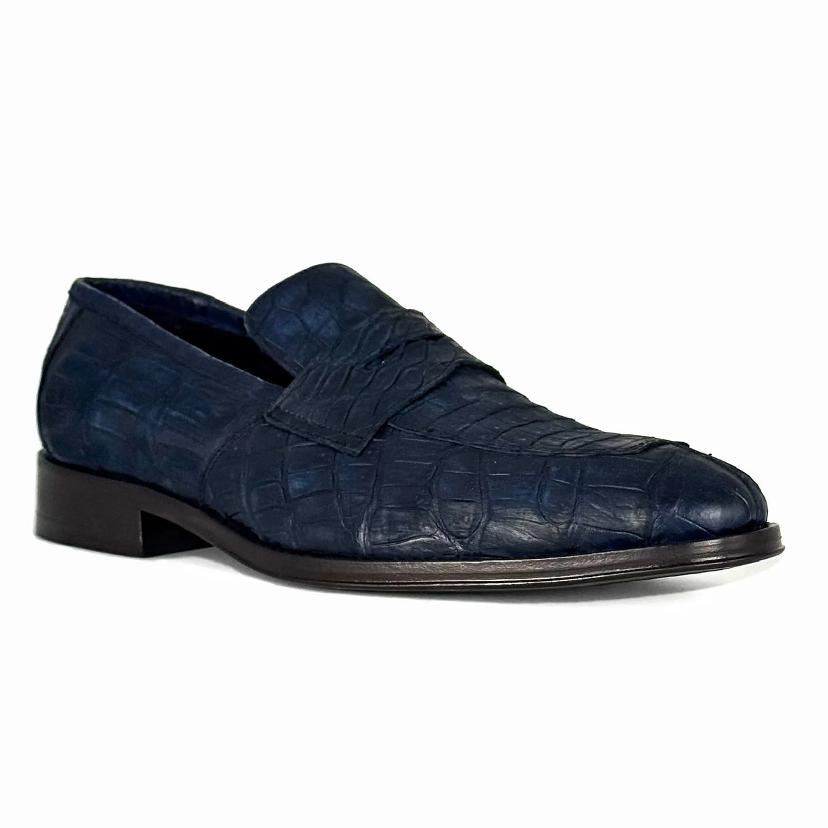 DORIAN COCODRILO BLUE NOBUCK