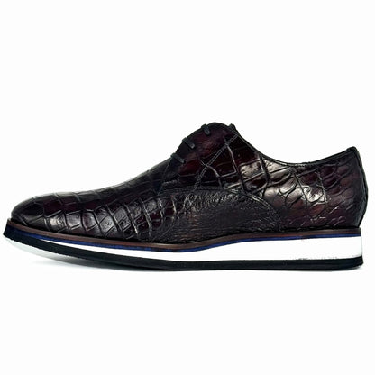 SNEAKER COCODRILO WINE