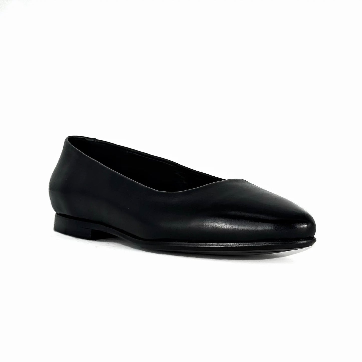 BALERINA EVA PIEL BLACK DAMA