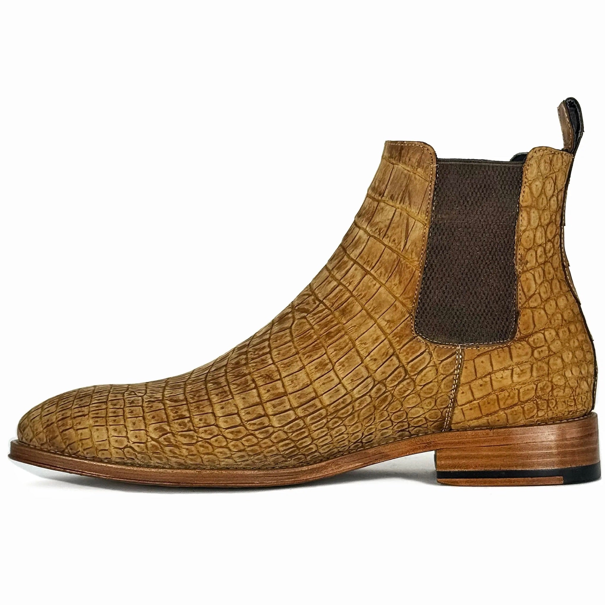 SAMUEL CHELSEA COCODRILO NOBUCK BEIGE