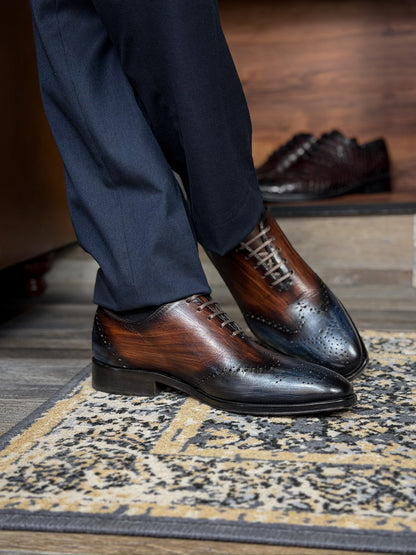 CESAR WHOLECUT ITALIA BROWN &amp; BLUE 