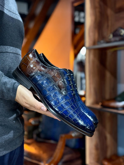 LIAM COCODRILO BROWN & BLUE