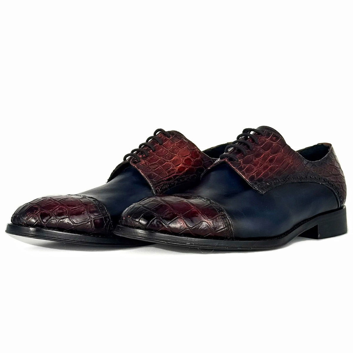 SAUL COCODRILO & PIEL BLUE RED