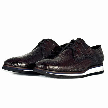 SNEAKER COCODRILO WINE