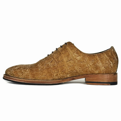 HUGO WHOLECUT COCODRILO NOBUCK BEIGE