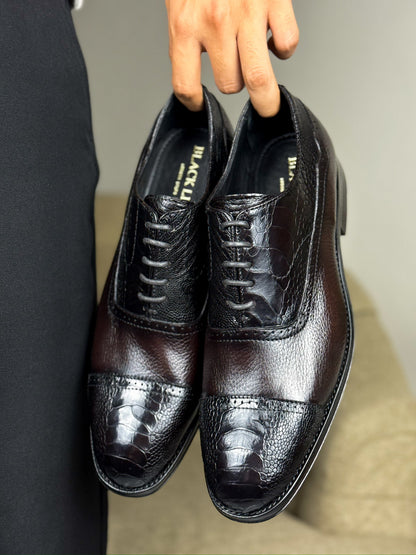 DARK BROWN DEER & OSTRICH WILLIAM
