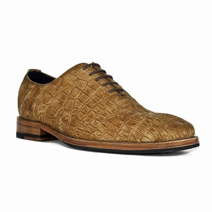 HUGO WHOLECUT COCODRILO NOBUCK BEIGE