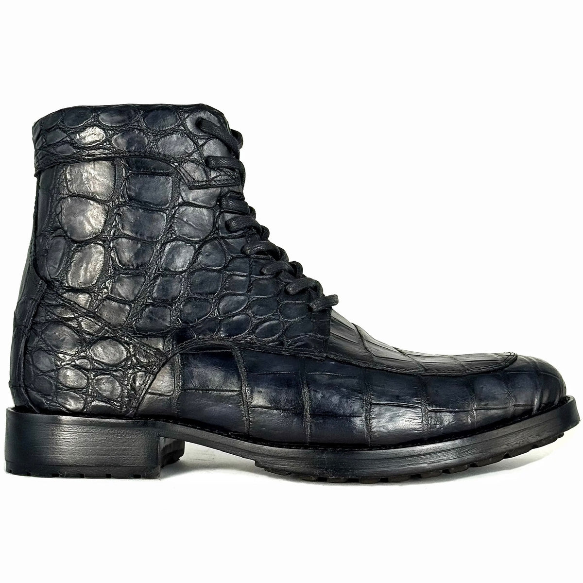 JULIUS COCODRILO GREY BLUE BOOTS