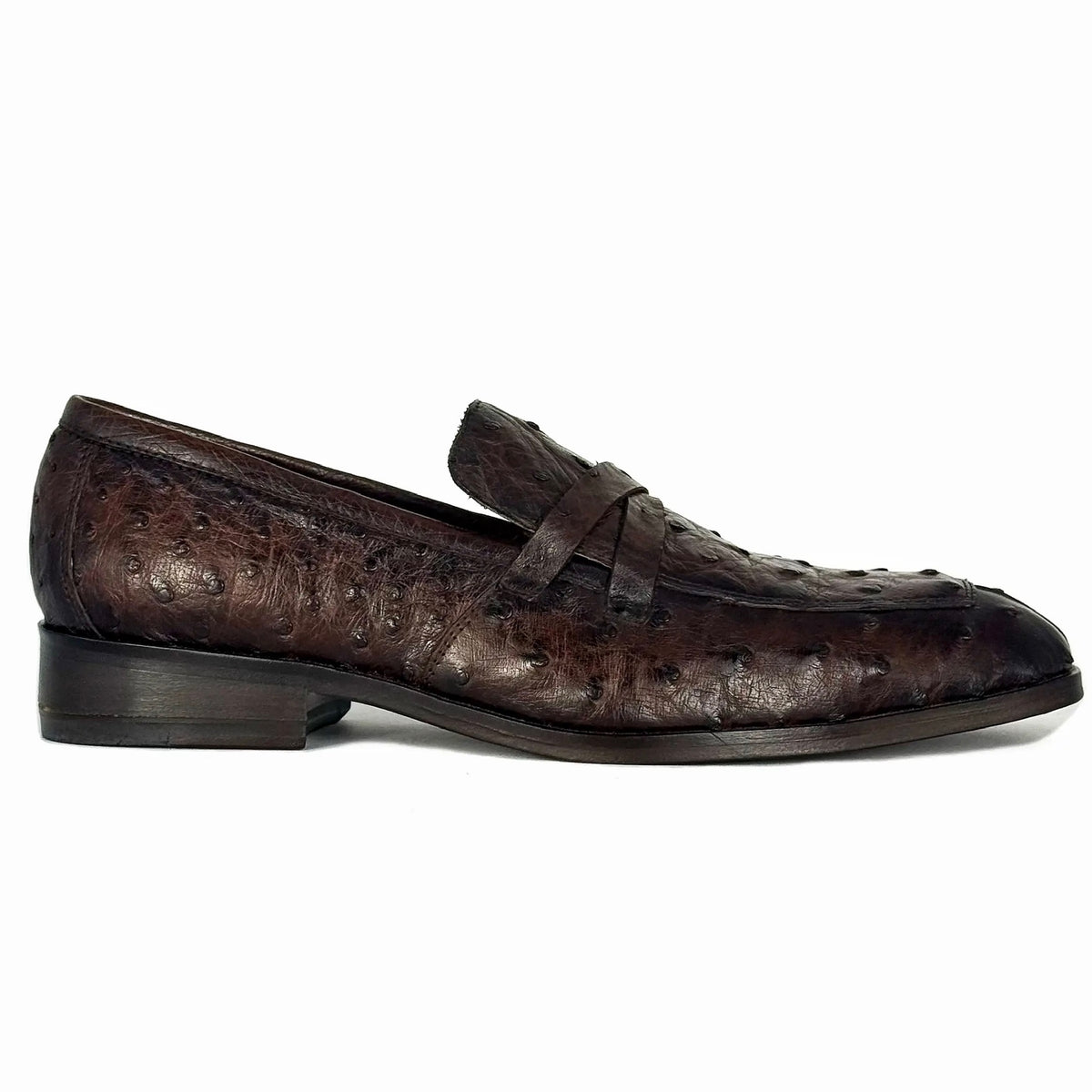 LEONARDO OSTRICH BROWN 