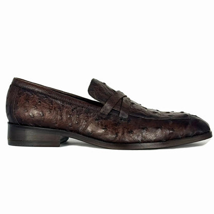 LEONARDO OSTRICH BROWN 