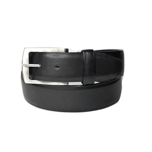 BLACK LEATHER BELT