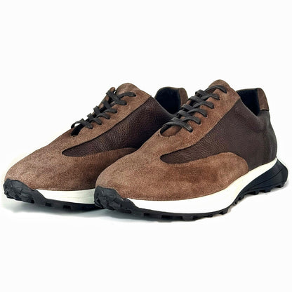 SNEAKER GAMUZA & FLOATER BROWN