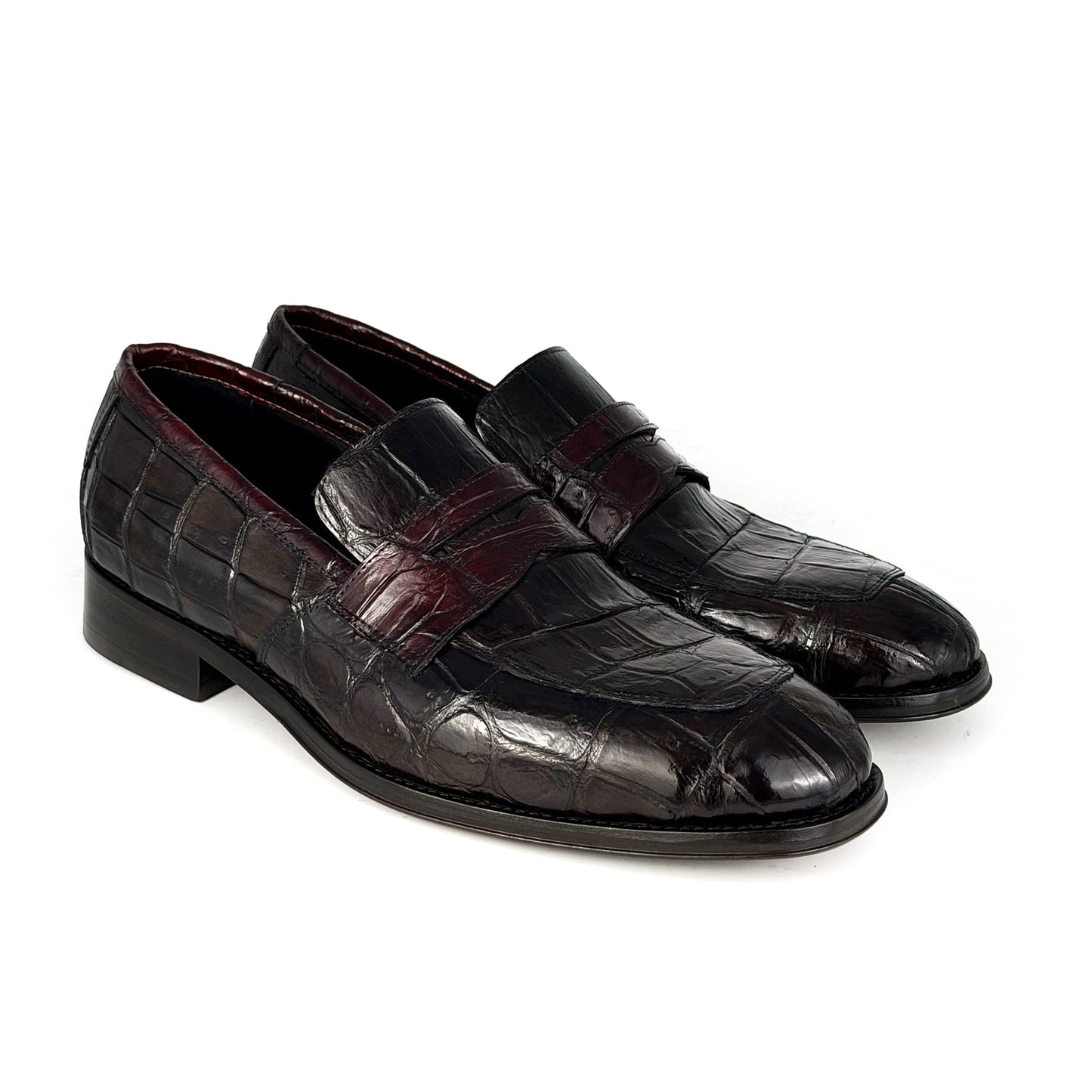 DORIAN CROCODILE BROWN &amp; WINE 