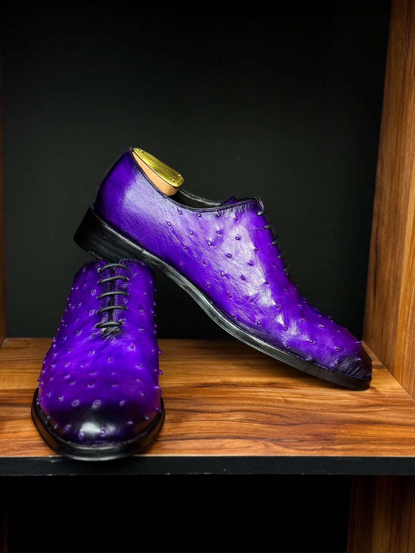 HUGO WHOLECUT PURPLE OSTRICH