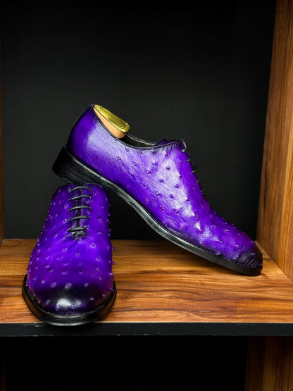 HUGO WHOLECUT PURPLE OSTRICH