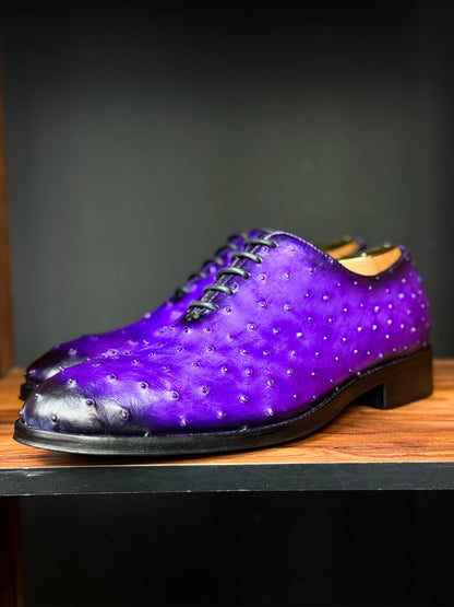 HUGO WHOLECUT PURPLE OSTRICH