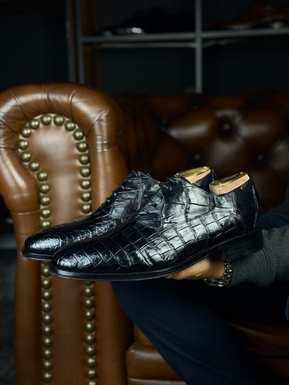 ALEXANDER CROCODILE BLACK