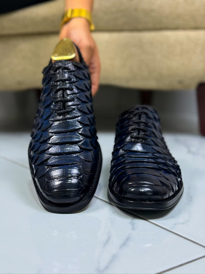 NAVY BLUE PYTHON HUGO