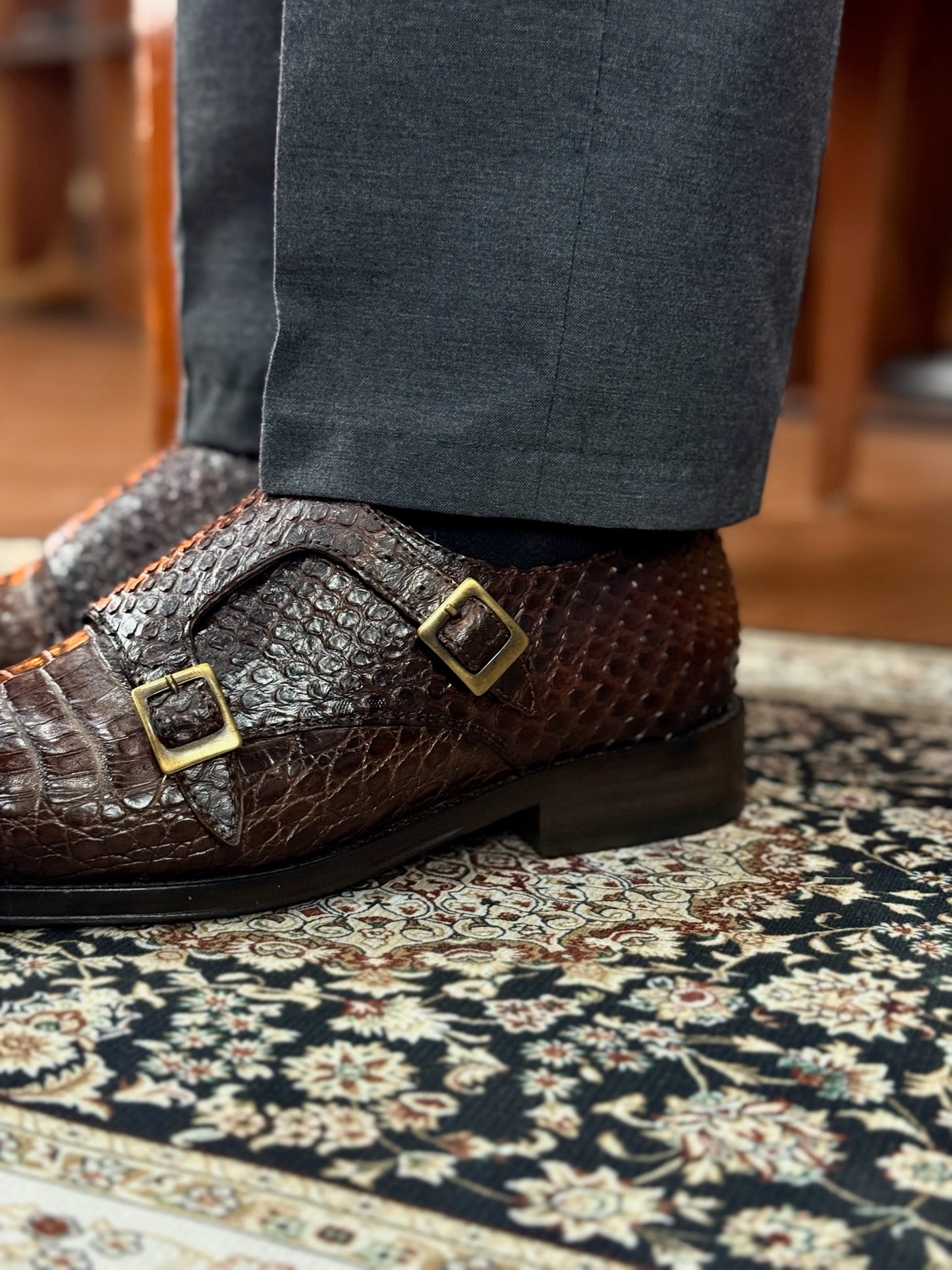 DANIEL PITON &amp; BROWN CROCODILE