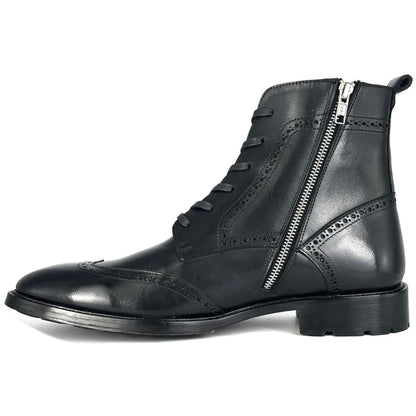 PETER BOOTS BLACK LEATHER