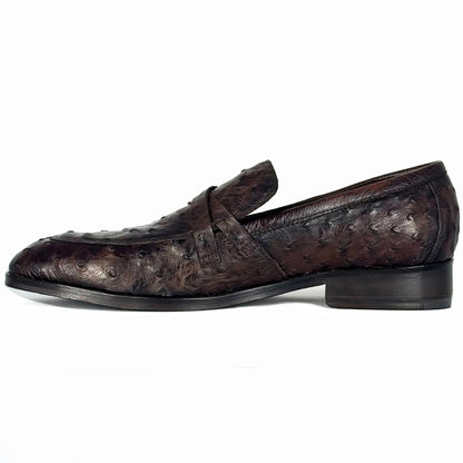 LEONARDO OSTRICH BROWN 