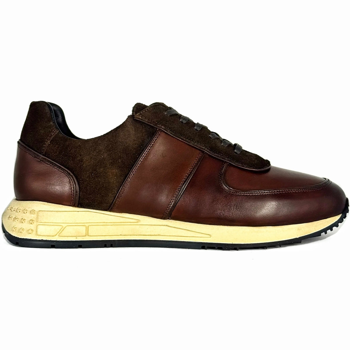 SNEAKER PIEL & GAMUZA BROWN