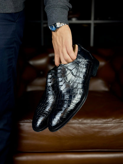 ALEXANDER CROCODILE BLACK