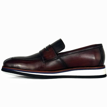 SNEAKER PIEL WINE