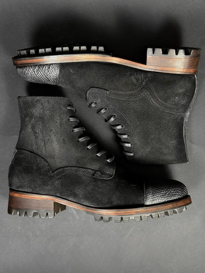 MAURO BOOTS GAMUZA & TIBURON BLACK