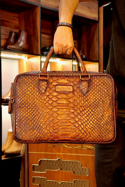 PITON BROWN BRIEFCASE