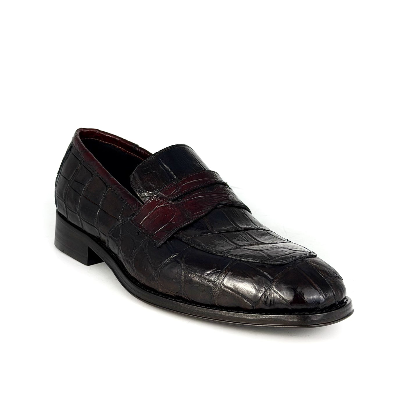 DORIAN CROCODILE BROWN &amp; WINE 