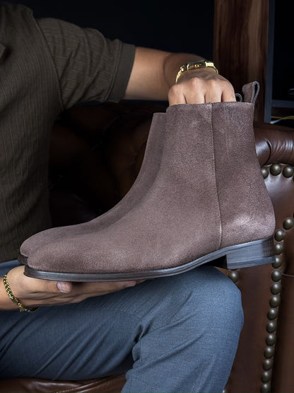BROWN SUEDE EDMUND