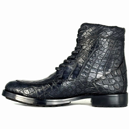 JULIUS COCODRILO GREY BLUE BOOTS