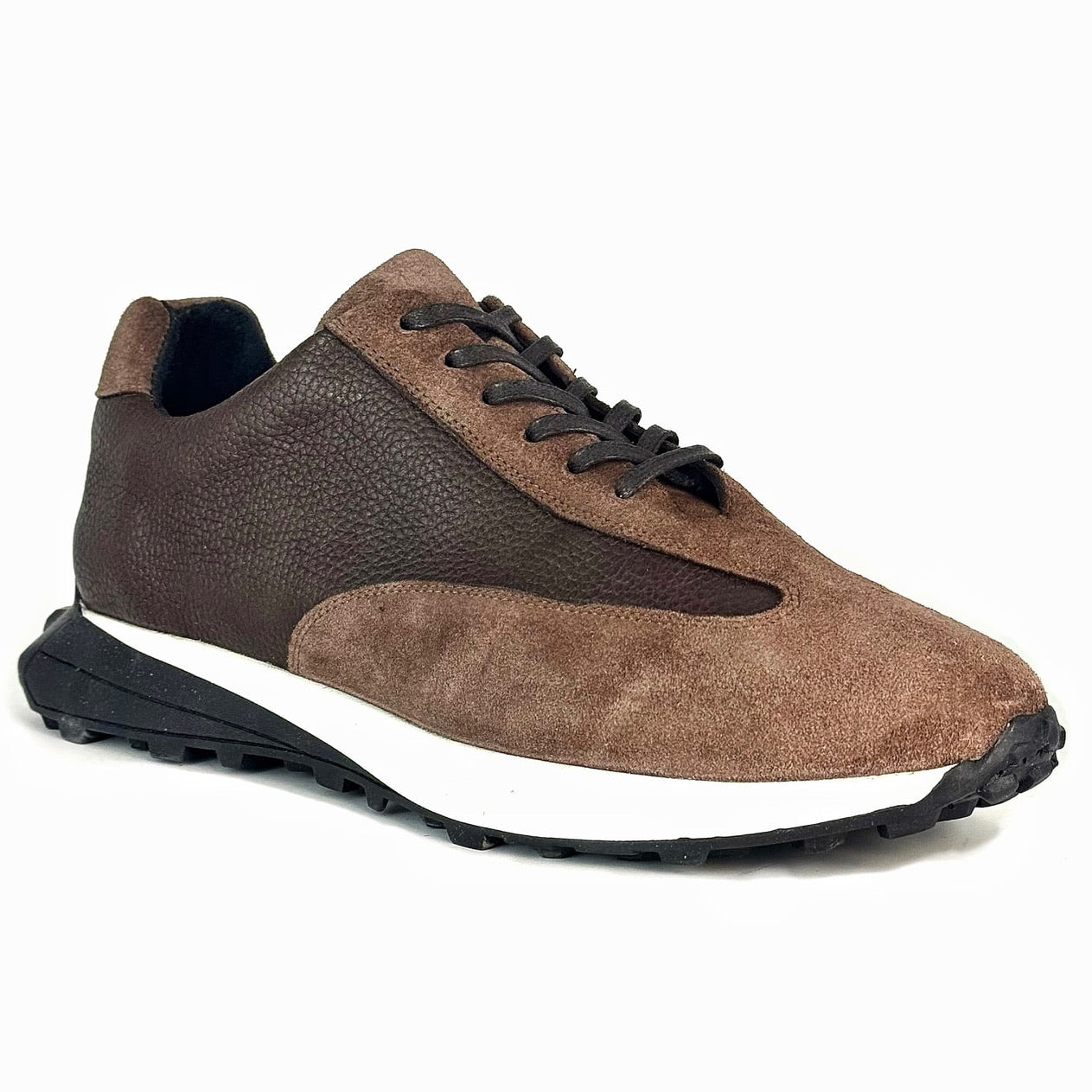 SNEAKER GAMUZA & FLOATER BROWN