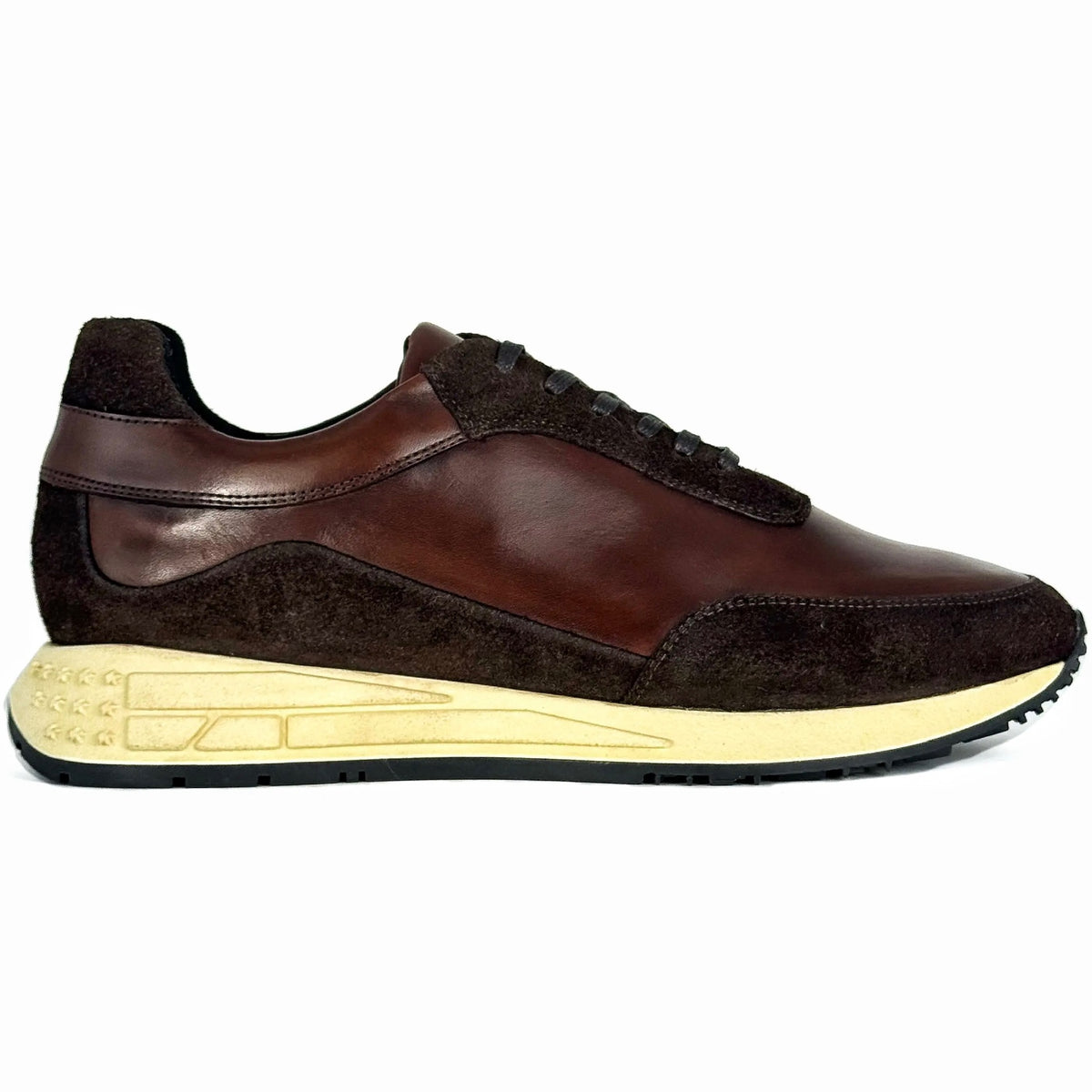 SNEAKER PIEL & GAMUZA BROWN