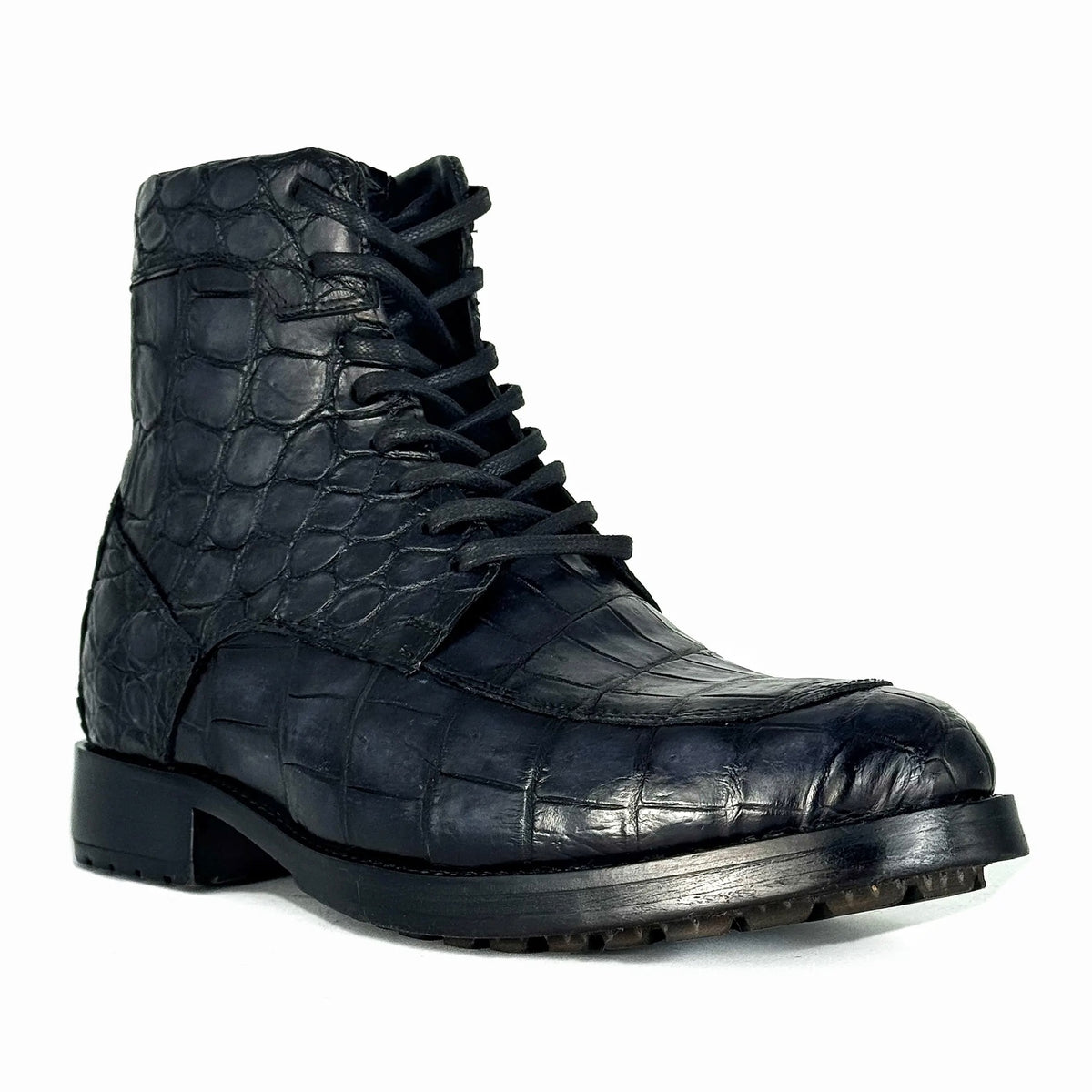 JULIUS COCODRILO GREY BLUE BOOTS