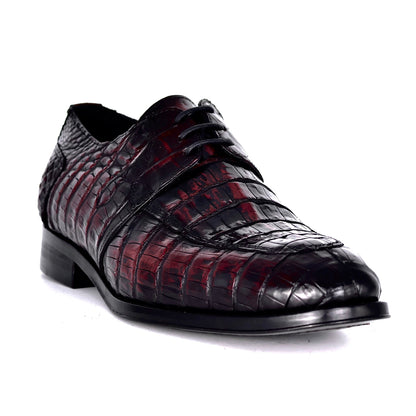 ELIAS CROCODILE RED BLACK