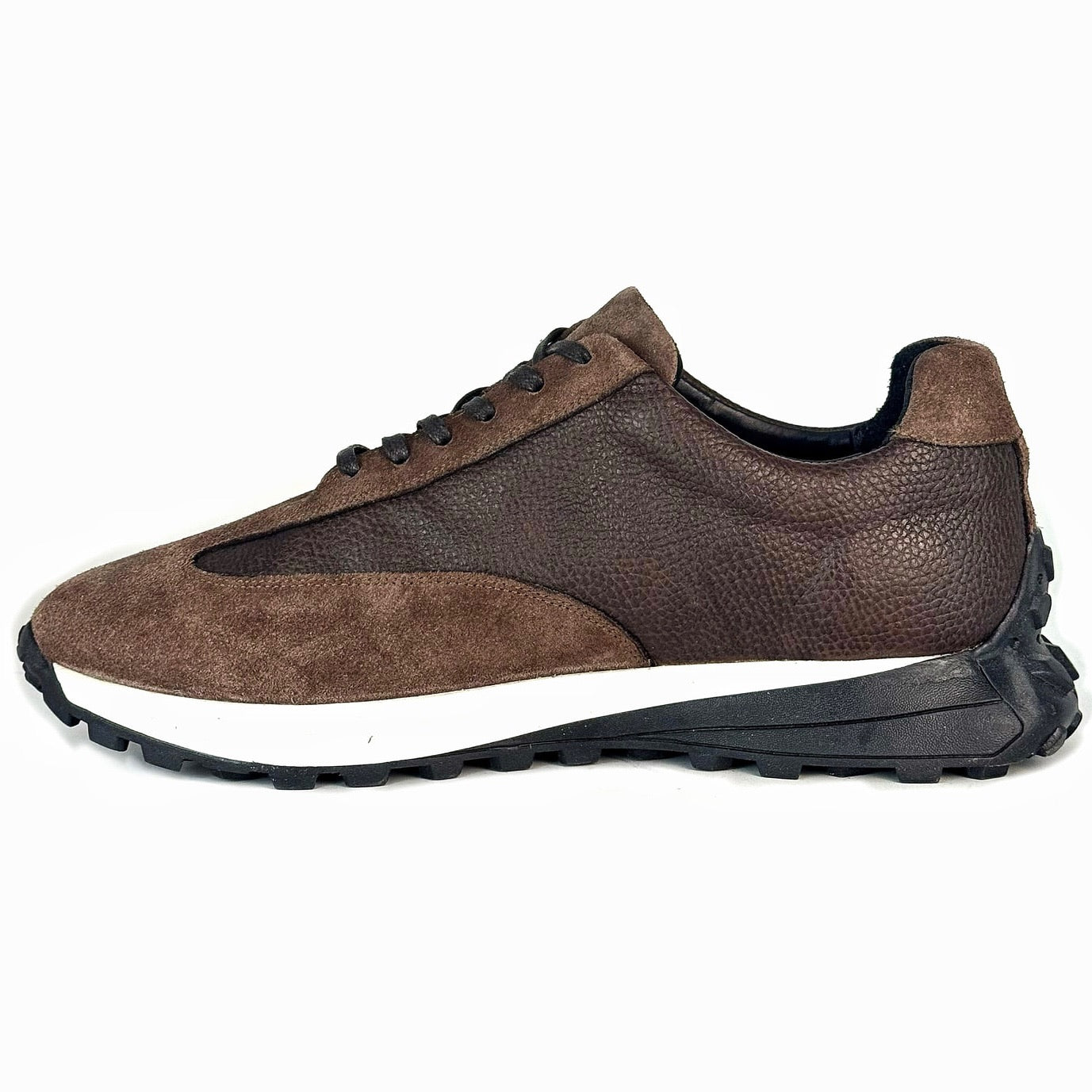SNEAKER GAMUZA & FLOATER BROWN